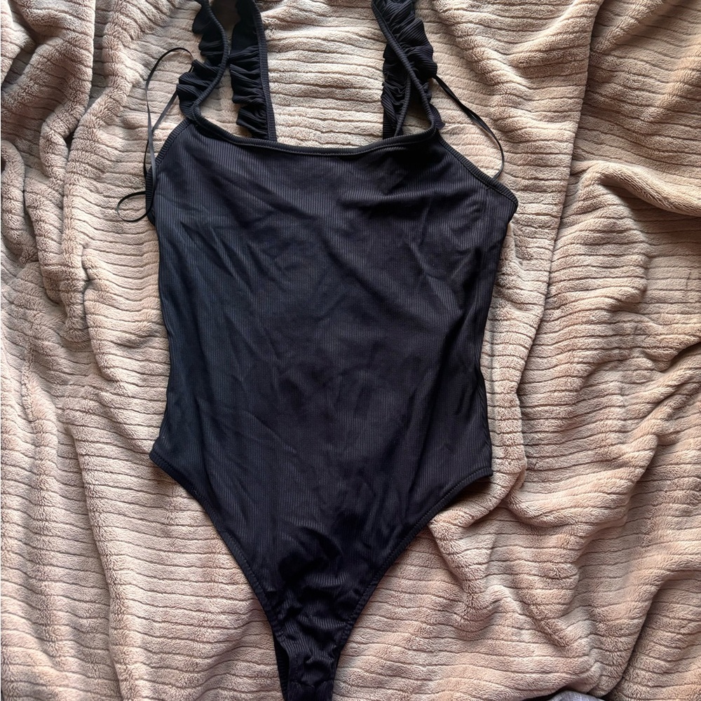 Stylish Black Bodysuit